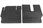 floor mats ( rubber, 2pc., black, supported) MAN F 2000, F 90 07.86-
