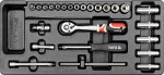 YATO YT-5541 tööriistad komplekt tööriistad 1/4" 25tk
