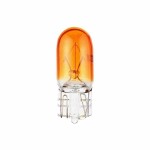 lemputė 12v 5w stiklinis pagrindas oranžinis w5w w2.1x9.5d / ah7905a