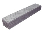 Lila violetta slipskivor med flera hål 70x396 mm p120 förpackning 50 st.