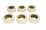 3M multi package 6 pc Painting tape yellow 48 mm - 80 degrees length. 50 m