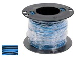 cable, KAHEVÄRVILINE 0,75 blue- black 100m/ roll