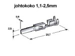 Juhtmeots 2.8mm, isane, (AMP MCP 2.8 ) 1045-6143