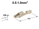 Terminālis 2,8 n, jp-taimeris 0,5-1mm2