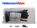 HELLERMANN plastic VITS 100pc. 100X2,5 black