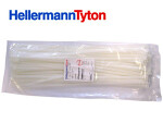 Hellermann plastikinė dagtis 100 vnt. 390x4,6 baltas