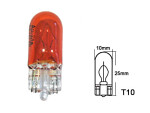 Lemputė su stikliniu pagrindu 12v t10, wy5w, w2.1x9.5d