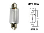 licence plate bulb 24V 18W 15X44MM 24V
