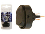 Rocker switch. oval 0-1 LED 12V/20A blue BLISTER 12V