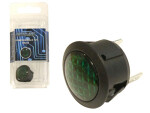 LED indikators, zaļš. 12v 12v