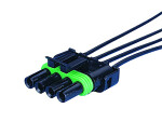 Waterproof plug 4- pin with cable EM.
