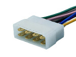 plug box 8-circuit male wired
