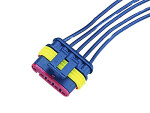 Waterproof plug 5- pin with cable EM. 1571-59021