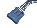 Waterproof plug 6- pin with cable IS.