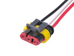 Waterproof plug 3- pin with cable EM.