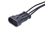 Waterproof plug 3- pin with cable IS.