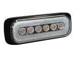LED- tasovilkku keltainen, valkoinen renkaalla R65 12-24V 1603-300605