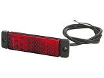 LED- side light red 12/24V 130X32 0,5M cable 12-24V
