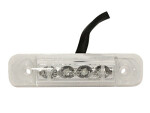 LED- Side marker light 12V white 65X16X6,5MM 12V 1608-6753