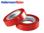 HELLERMANN tape red. 15x0,15mm 10M