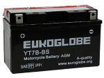 6ah motorcykelbatteri agm 12v 150,00 x 66,00 x 93,00 mm (+/–)