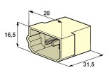 plug box 4 part.male. plug 1101660 4410230