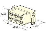 plug box 6 pc.male. plug 1101650