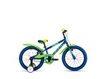 dviratis drag rush ss 16" žalia/mėlyna