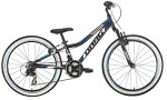 dviratis drag hardy jr 24" juoda/mėlyna 