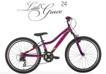 Jalgratas Drag Little Grace 24" lilla/roheline 