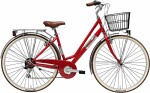Moteriškas dviratis adriatica panarea raudonas