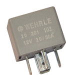 relay minirelay 12V 20/30A switching dioodiga