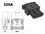 Euro-plug 320A, male, 50 mm2 1553-5978