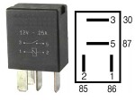 micro-relay 12V 20A 4-pin