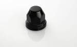 pyöränmutterin hattu/suoja m27 musta, muovinen suojakupu