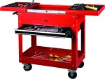 tool trolley, 1 drawer ( lockable), lifted countertop, table ABS, dimesions: width 705, Height 830. depth. 370mm
