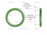 Уплотни́тельное кольцо́ круглого сечения ⌀ 34.50 x 2.50mm