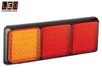 LED rear light 12-24V 278x100x28mm