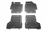 floor mats ( rubber, 4pc., black) NISSAN MICRA III 01.03-06.10
