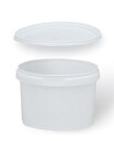 BOLL- контейнер белый пластик 0,24L с крышкой 0070197