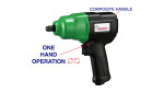 pneumatic The nut driver impact 1/2" Moment Max 1085 Nm, 8000 rotations/min weight 2,3 kg