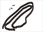 Motorcycle chain 420 nz3 reinforced, number of links 136 without o-ring black, connection method dowel