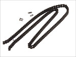 Chain 428 d standard, number of links 134 without o-ring black, connection method dowel