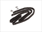 chain 428 D standard, number link 132 without o-ring black, connection method car fastener YAMAHA YZF-R125 125 2008-