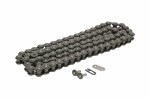 chain 420 AD standard, number link 132 without o-ring black, connection method car fastener