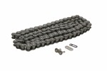 chain 420 AD standard, number link 128 without o-ring black, connection method car fastener