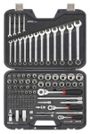 tools set, profil: HEX, Philips PH, Slotted, Pozidriv PZ, TORX, dimensions plug inch: 1/2, 1/4, 3/8", number tools: 99 pc ( case and vahtkummis BMCS)