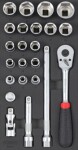 stand with tools, 1/2", (SFS) soft content, number tools: 23 pc, type tools: different, dimensions gap: 190x370, ladustamis system: MSS; S10; S13; S14; S15; S7; S8; S9; SWS,