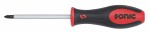 screwdriver Phillips, dimensions : PH2, length.: 100 mm, length general: 215 mm, uderzeniowy ( suitable with hammer for punching)