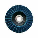 flap disc abrasive pad 125mm very fine, blue